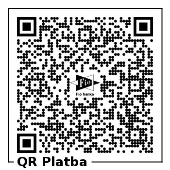 QR kód pro platbu - členové UNIFY a studenti